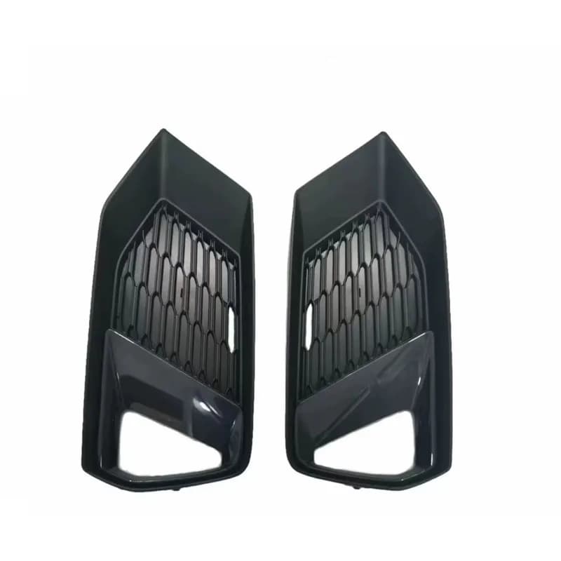 Audi Front Bumper Components: Fog Light Grilles and Mounting Brackets Guide